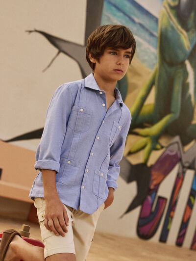CUBANA OXFORD KIDS AZUL