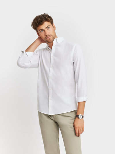 CAMISA LINO C. BOTON