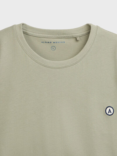 CAMISETA PATCH VERDE