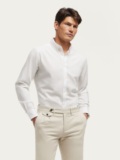 CAMISA MICROESPIGA BLANCO