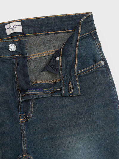 DENIM STONE COMFORT FIT AZUL MARINO