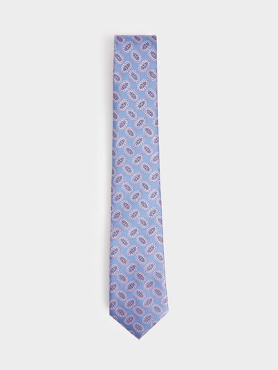 CORBATA JACQUARD MF AZUL