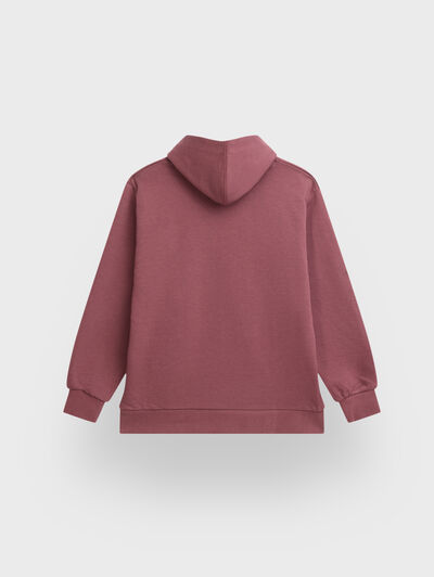 SUDADERA NELSON KIDS BURDEOS