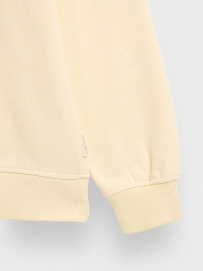 SUDADERA BASICA AMARILLO