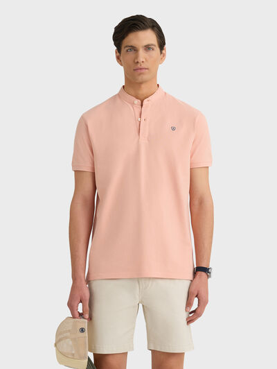 POLO MAO TRENDY SALM&Oacute;N