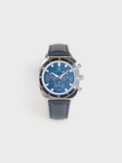 RELOJ VINTAGE AZUL MARINO