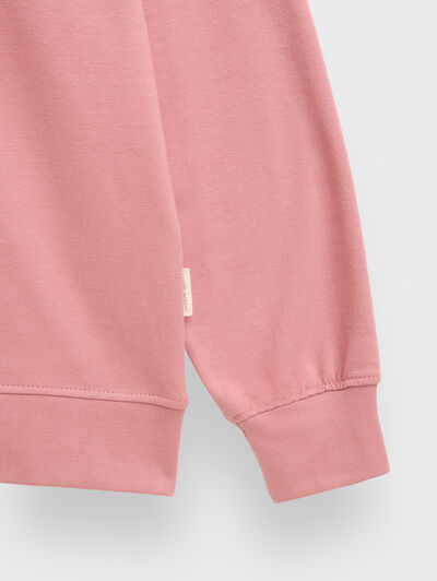 SUDADERA BASIC FANCY ROSA