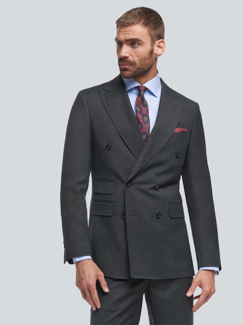Traje Gris Trajes Chicos Zara Blazer Hombre Verano Chaqueta Con - Main Image
