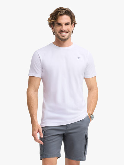 CAMISETA MELANGE BLANCO