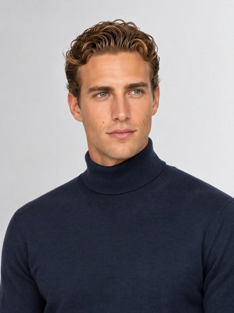 JERSEY ROLL COLLAR