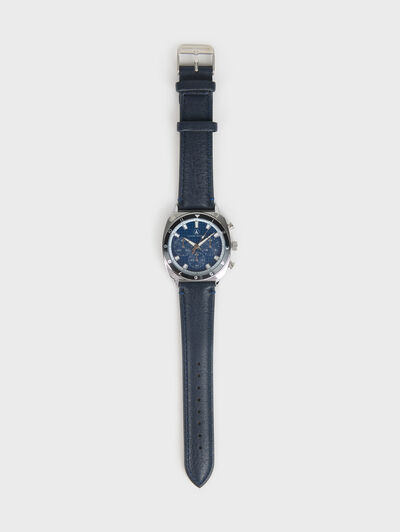 RELOJ VINTAGE AZUL MARINO