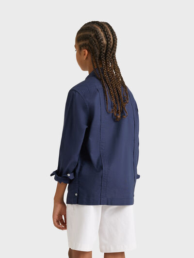 CUBANA OXFORD KIDS AZUL MARINO