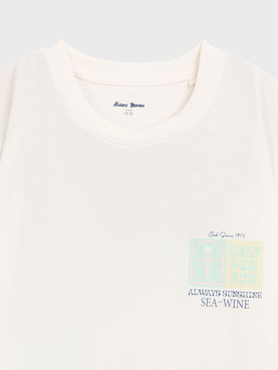 CAMISETA SEA KIDS BLANCO