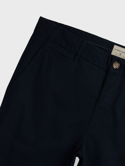 PANTALON OBLIQUE AZUL MARINO