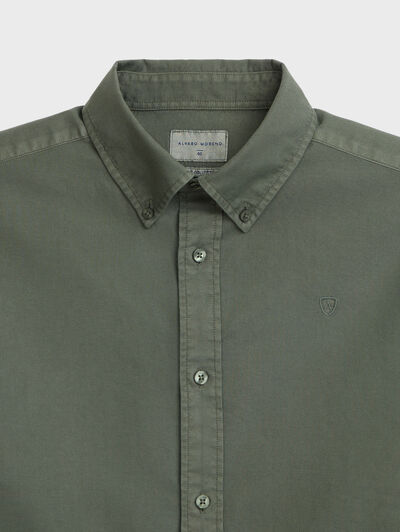 CAMISA OXFORD DYE VERDE