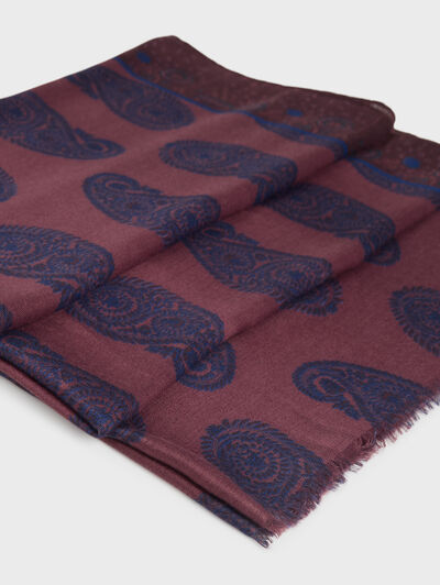 FOULARD PRINT BURDEOS