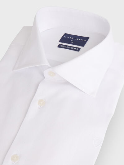 CAMISA MISTER DOBBY BLANCO
