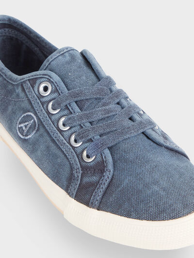 ZAPATILLAS CANVAS KIDS AZUL