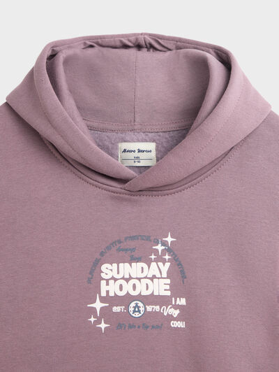 SUDADERA SUNDAY KIDS ROSA