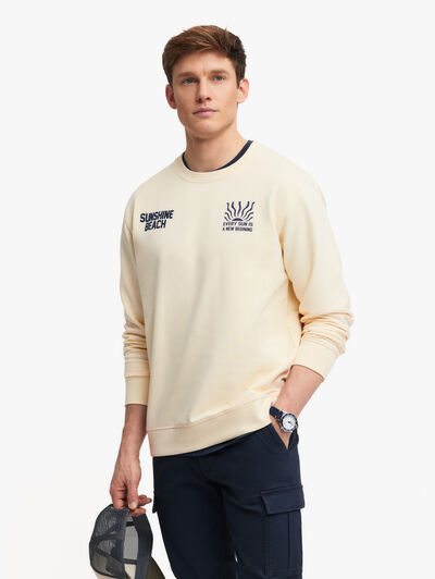 SUDADERA FLOCK CRUDO