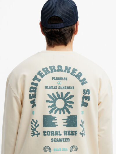 SUDADERA MEDITERRANEAN CRUDO