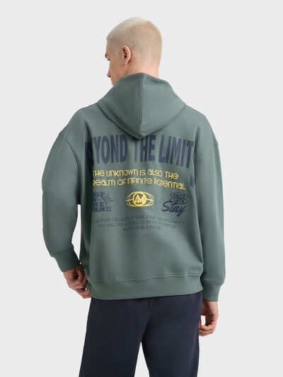 SUDADERA LIMITS VERDE