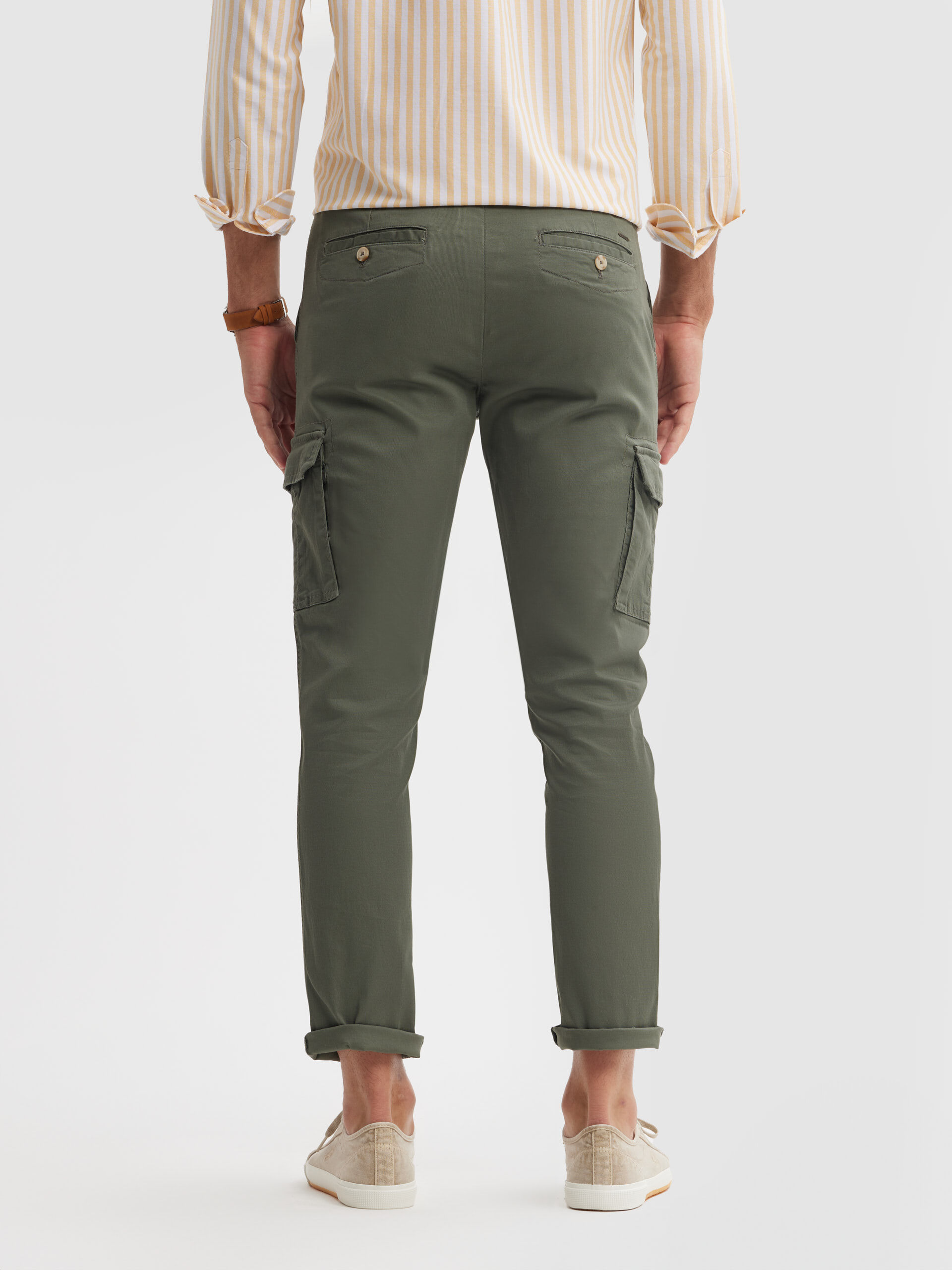 PANTALON CARGO VERDE