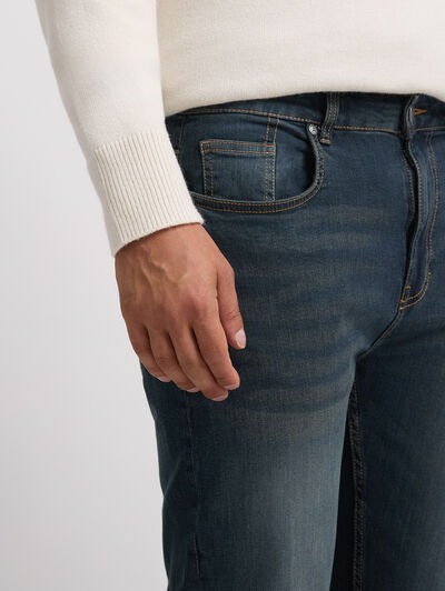 DENIM STONE COMFORT FIT AZUL MARINO