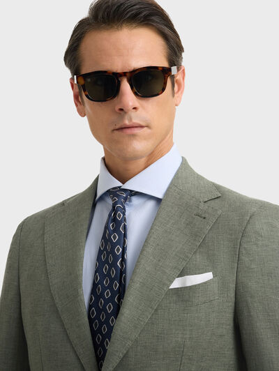 AMERICANA LINO FIL A FIL VERDE