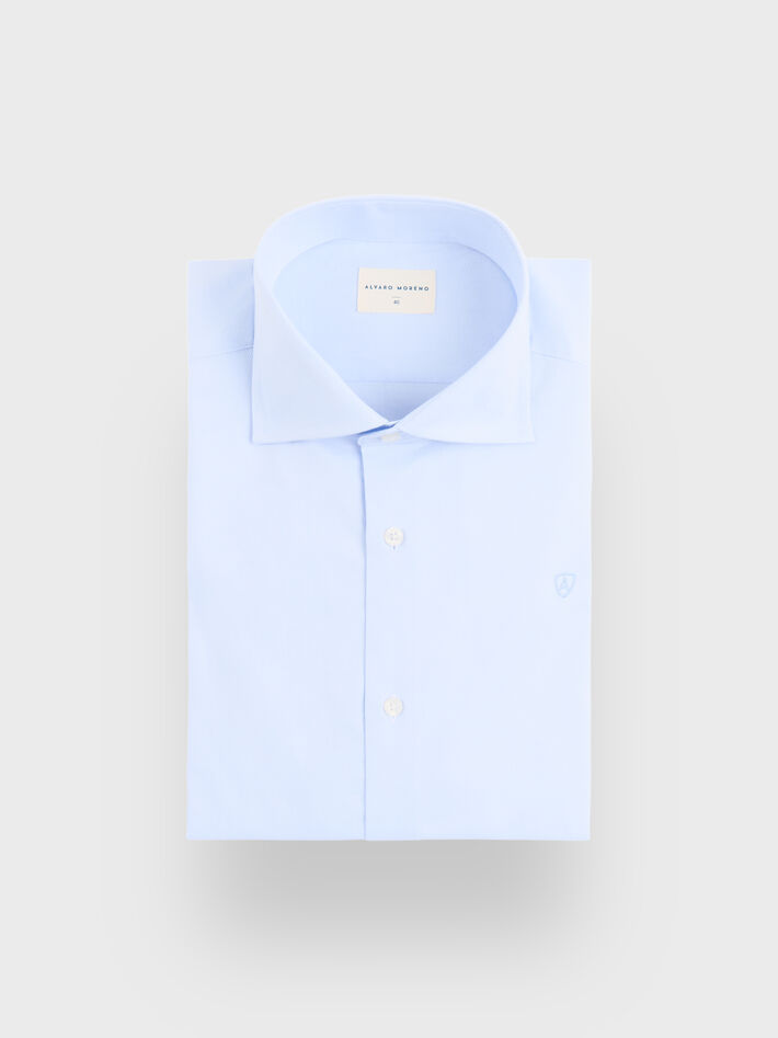 CAMISA DIAGONAL ROMA CELESTE