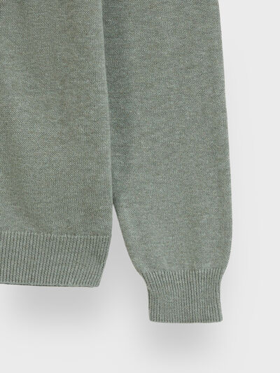 JERSEY ROUND NECK KIDS VERDE