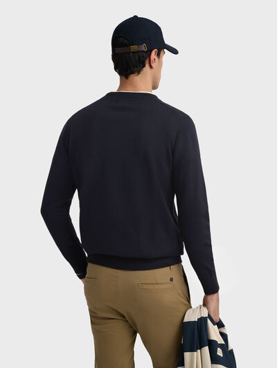 JERSEY CASUAL AZUL MARINO