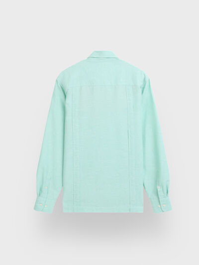 CUBANA LINO CHAMBRAY VERDE