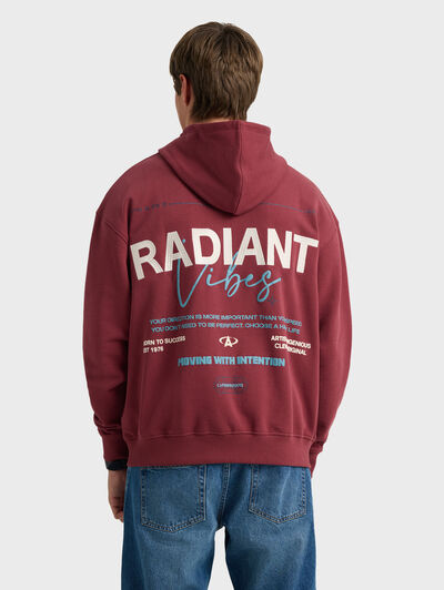 SUDADERA RADIANT BURDEOS