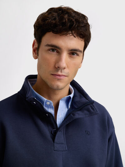 SUDADERA BRAX AZUL MARINO