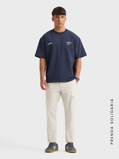CAMISETA DOMUND AZUL MARINO