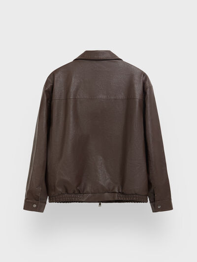 CAZADORA JETT MARR&Oacute;N