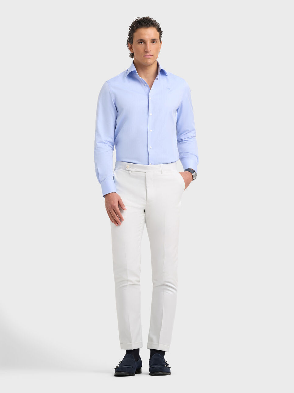 CAMISA ROMA HERRINGBONE