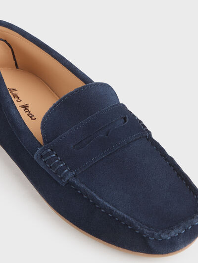 MOCASIN SERRAJE KIDS AZUL MARINO