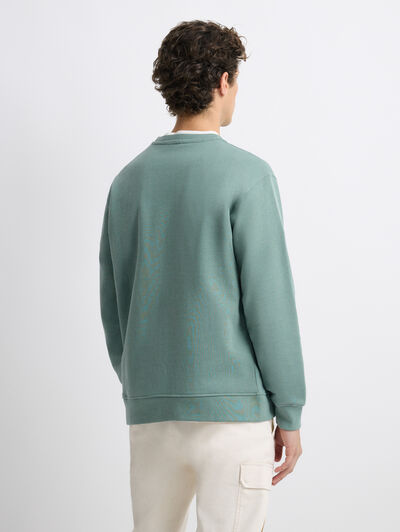 SUDADERA PATCH VERDE
