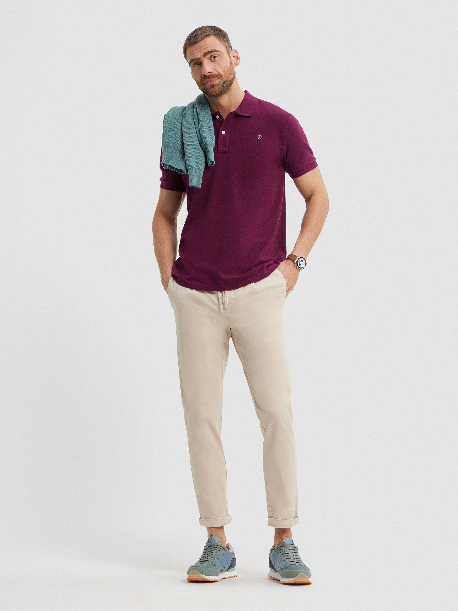 POLO BASIC BURDEOS