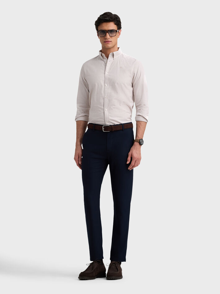 CAMISA OXFORD DIPLO BEIGE