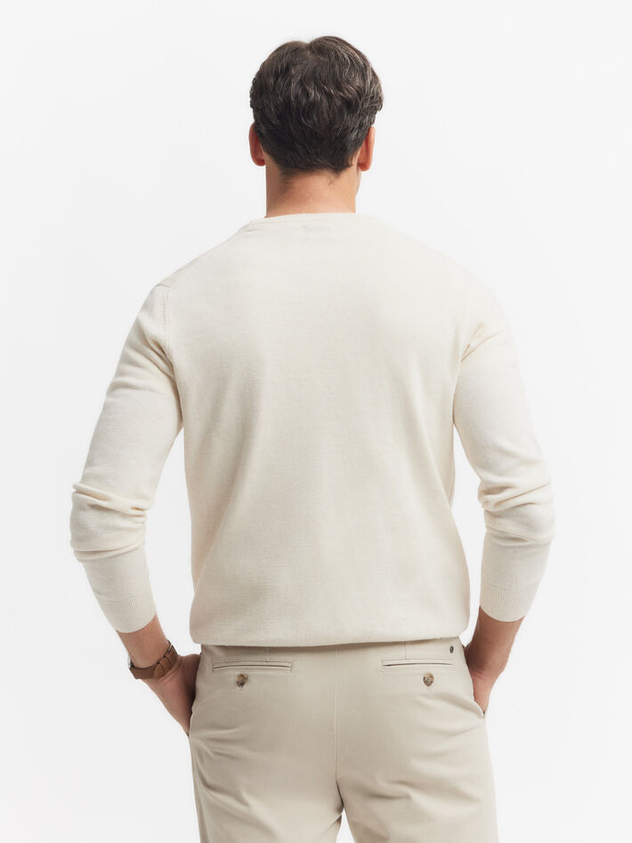 JERSEY ROUND NECK CRUDO