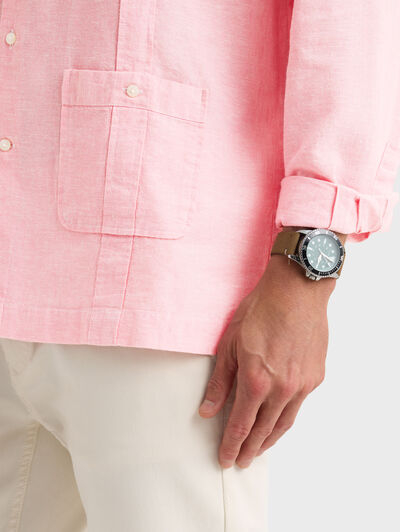 CUBANA LINO CHAMBRAY ROSA