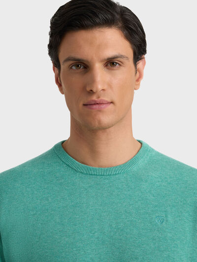 JERSEY ROUND NECK TRENDY VERDE AGUA