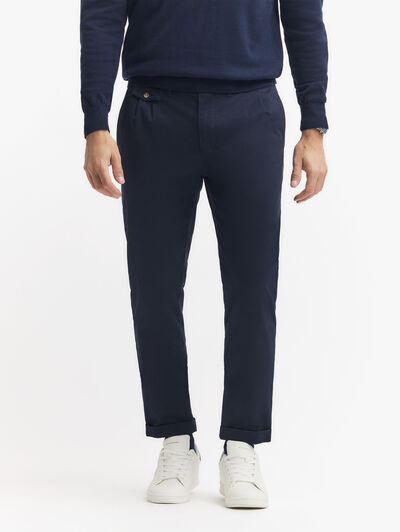 PANTALON CARROT AZUL MARINO