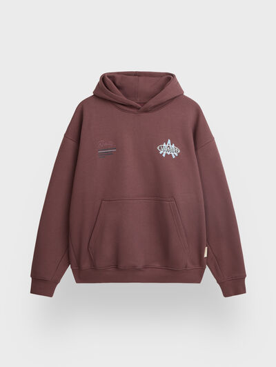 SUDADERA STORY BURDEOS