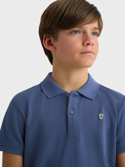 POLO WARHOL KIDS AZUL MARINO
