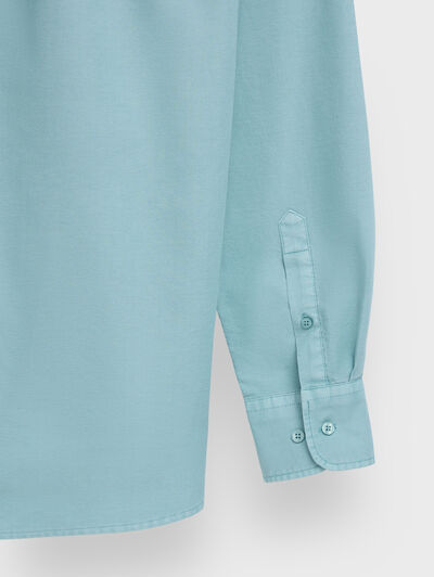 POLERA OXFORD DYE AZUL