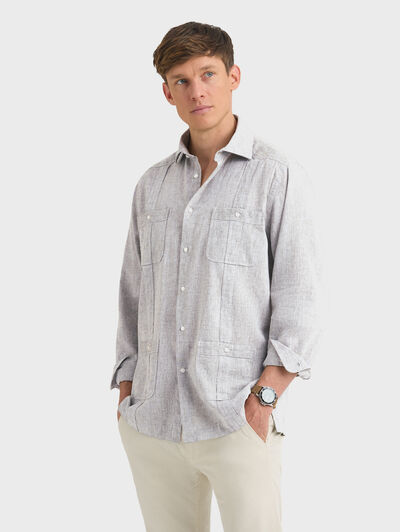 CUBANA LINO CHAMBRAY VERDE